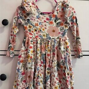 Little Sleepies Mauve Meadow Flutter Twirl 2T